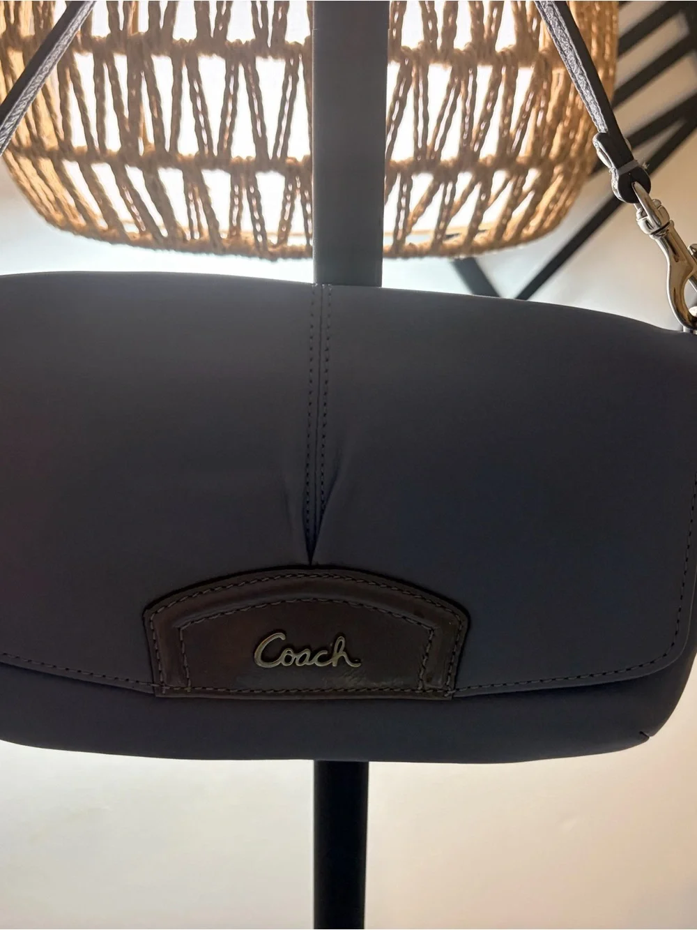 Coach Women's Shoulder Bag in Light Blue